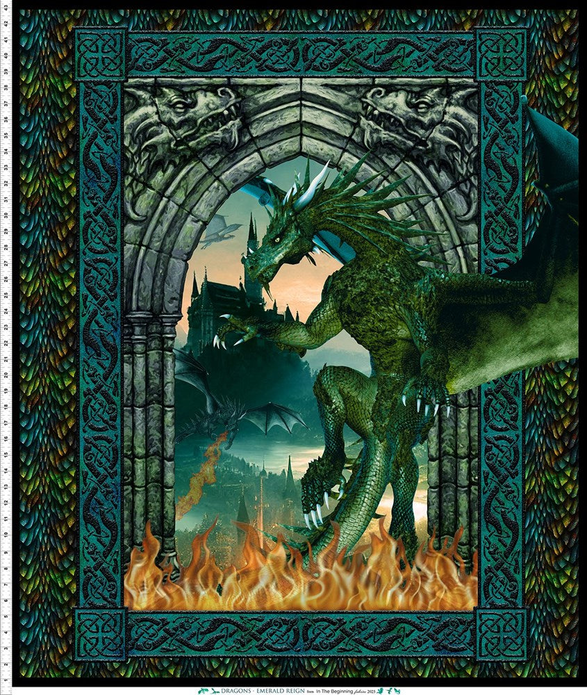 DRAGONS - EMERALD REIGN - Lg Panel || Multi || In the Beginning