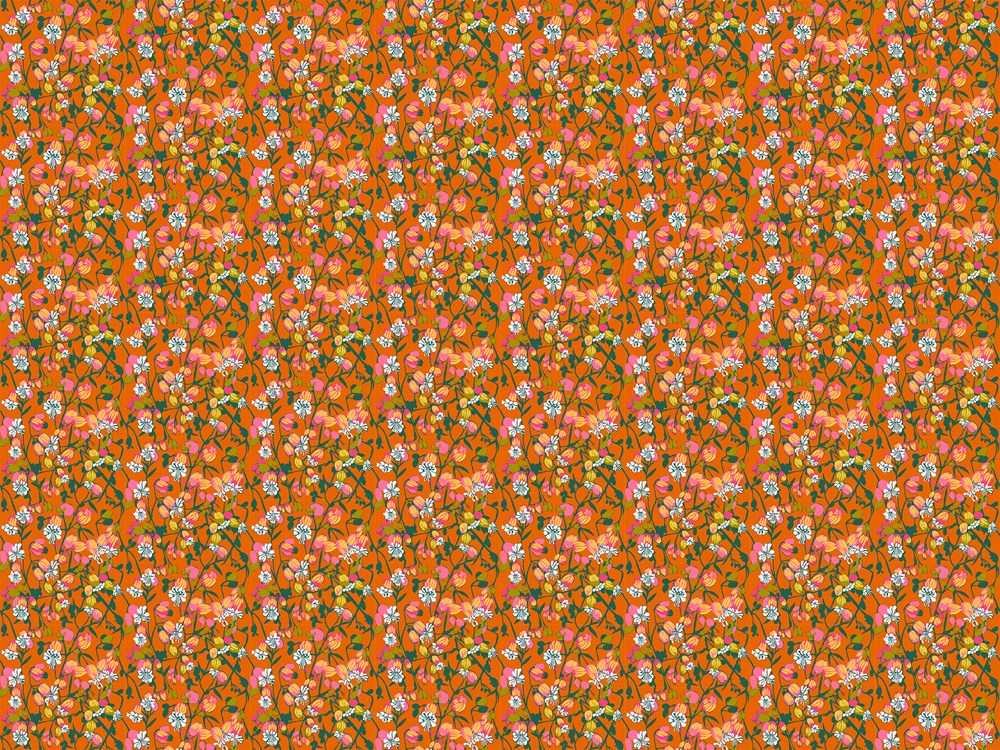 SILENE - TANGERINE || JUMPSTART || Anna Maria Textiles Studio