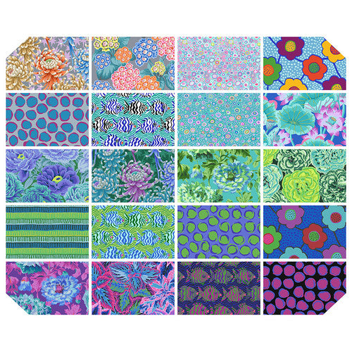 August 2025 - 5&quot; Charm Pack - 42pcs || August 2025 || Kaffe Fassett Collective