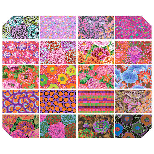 August 2025 - 5&quot; Charm Pack - 42pcs || August 2025 || Kaffe Fassett Collective