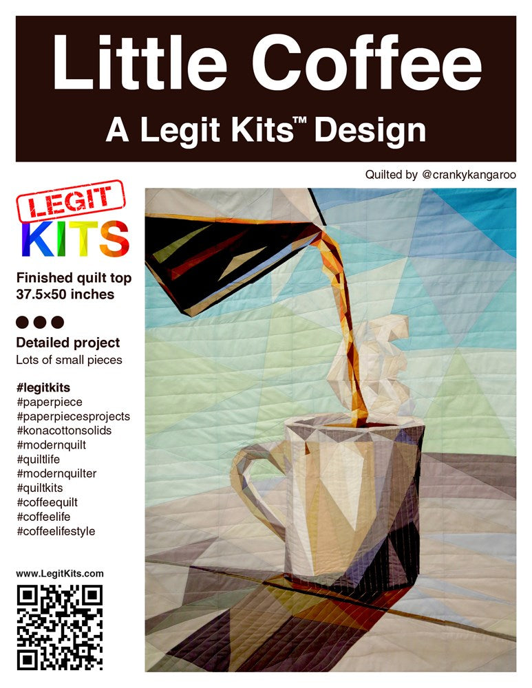 Legit Kits - Little Coffee Foundation Paper Pieced Pattern