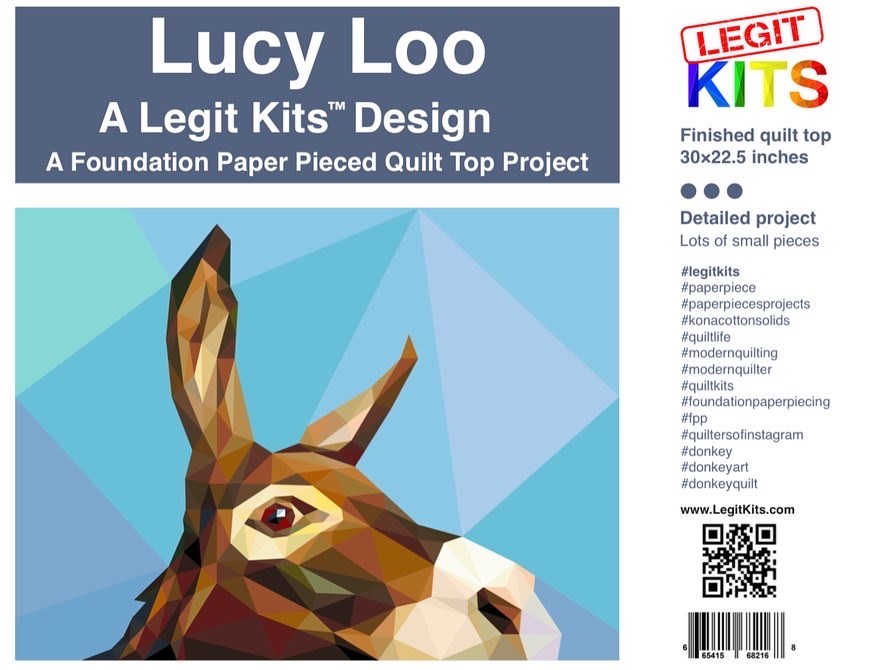 Legit Kits - Lucy Loo Foundation Paper Pieced Pattern