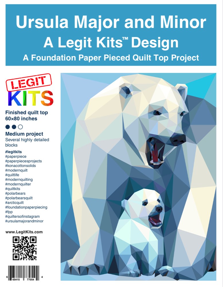 Legit Kits - Ursula Major &amp; Minor Foundation Paper Pieced Pattern