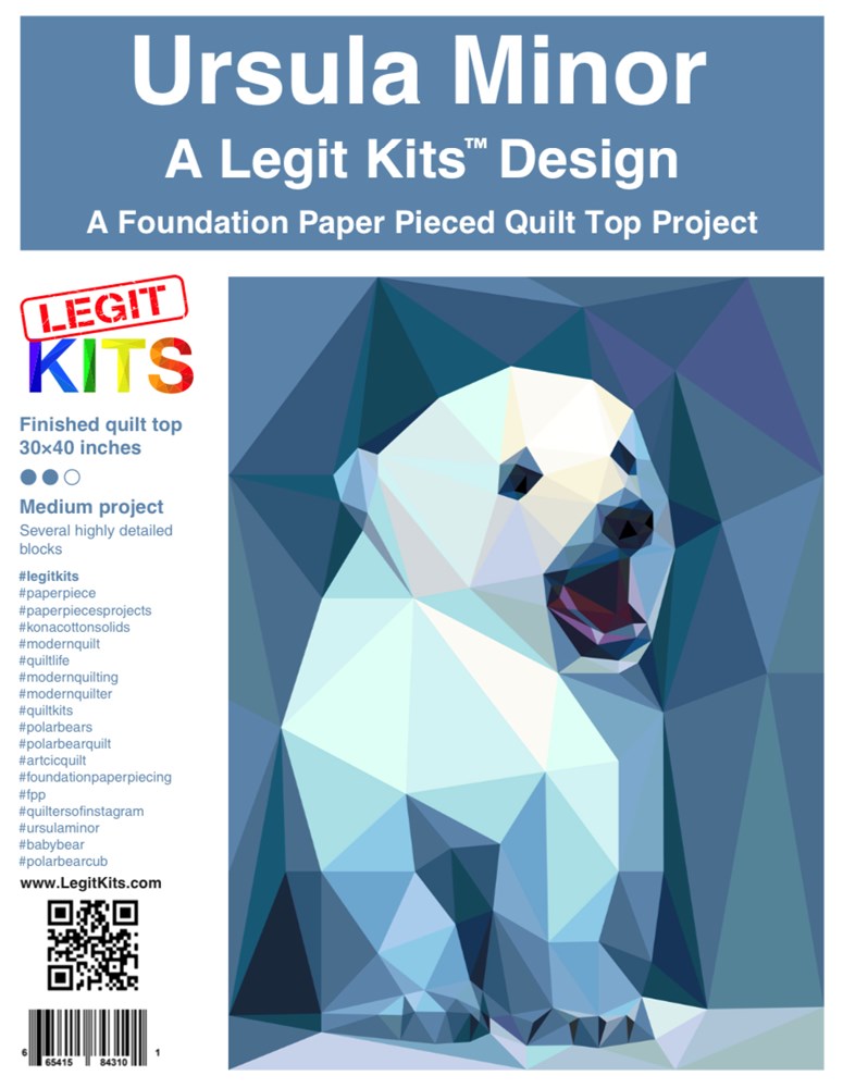 Legit Kits - Ursula Minor Foundation Paper Pieced Pattern