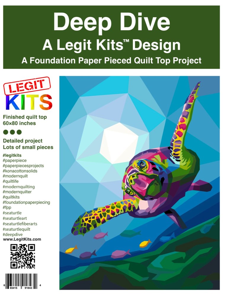 Legit Kits - Deep Dive Foundation Paper Pieced Pattern