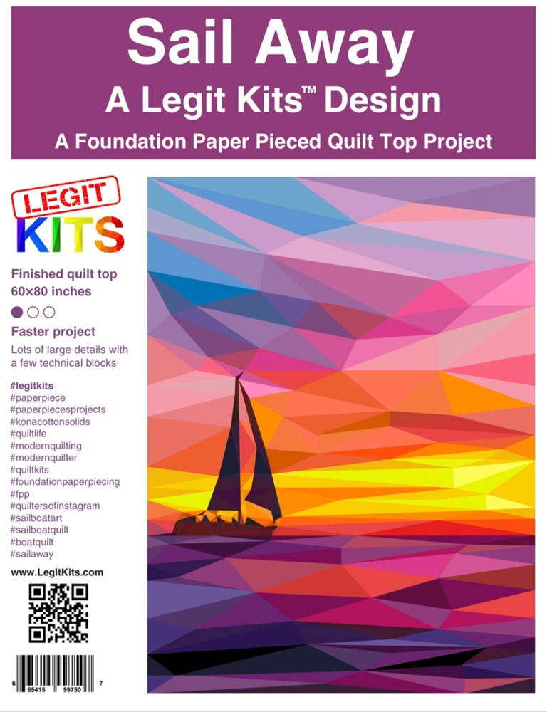 Legit Kits - Sail Away Foundation Paper Pieced Pattern