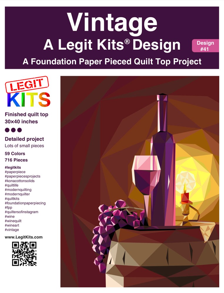 Legit Kits - Vintage Foundation Paper Pieced Pattern