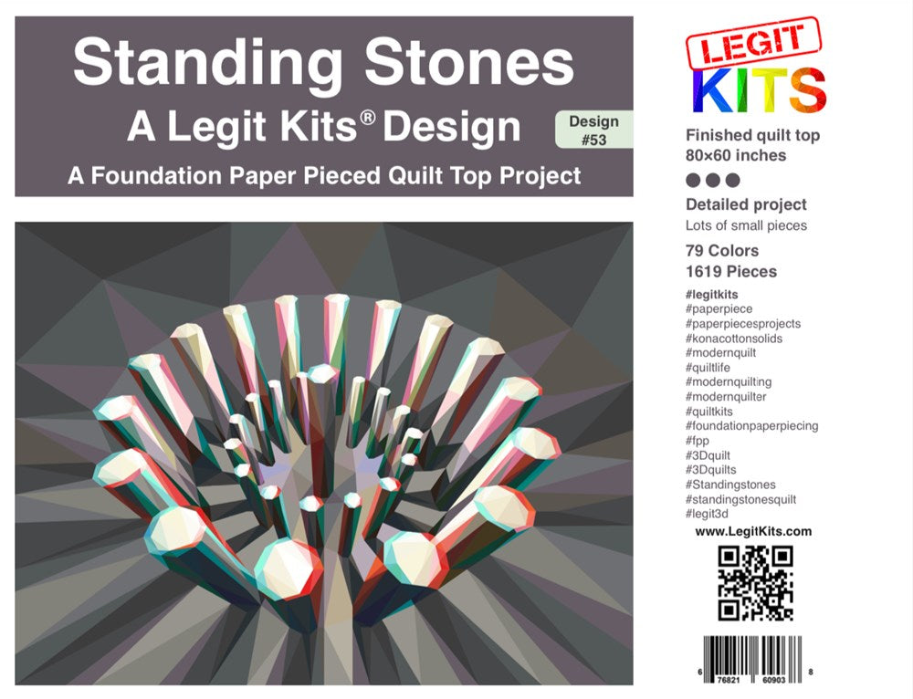 Legit Kits - Standing Stones Foundation Paper Pattern