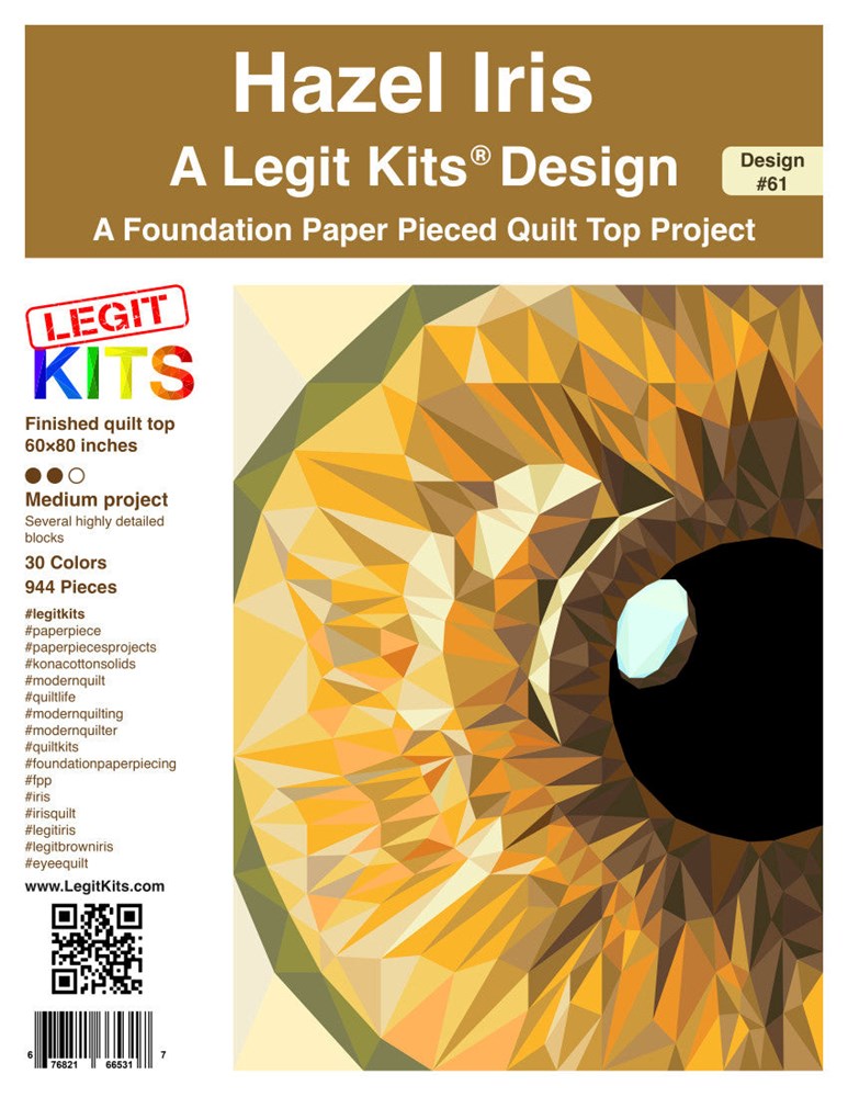 Legit Kits - Hazel Iris Foundation Paper Pieced Pattern