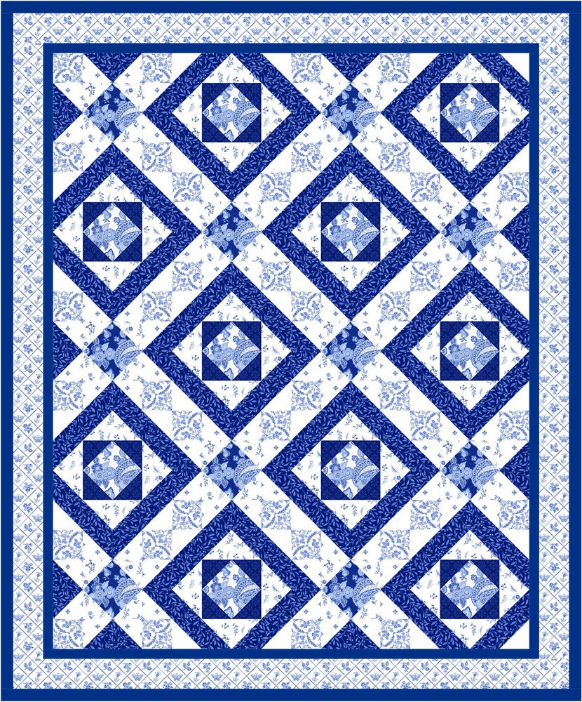 TILE TIME - Pattern || DELFT DYNASTY || Northcott Studio