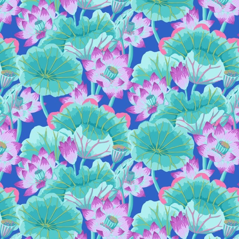 Lake Blossoms - Turquoise || August 2025 || Kaffe Fassett