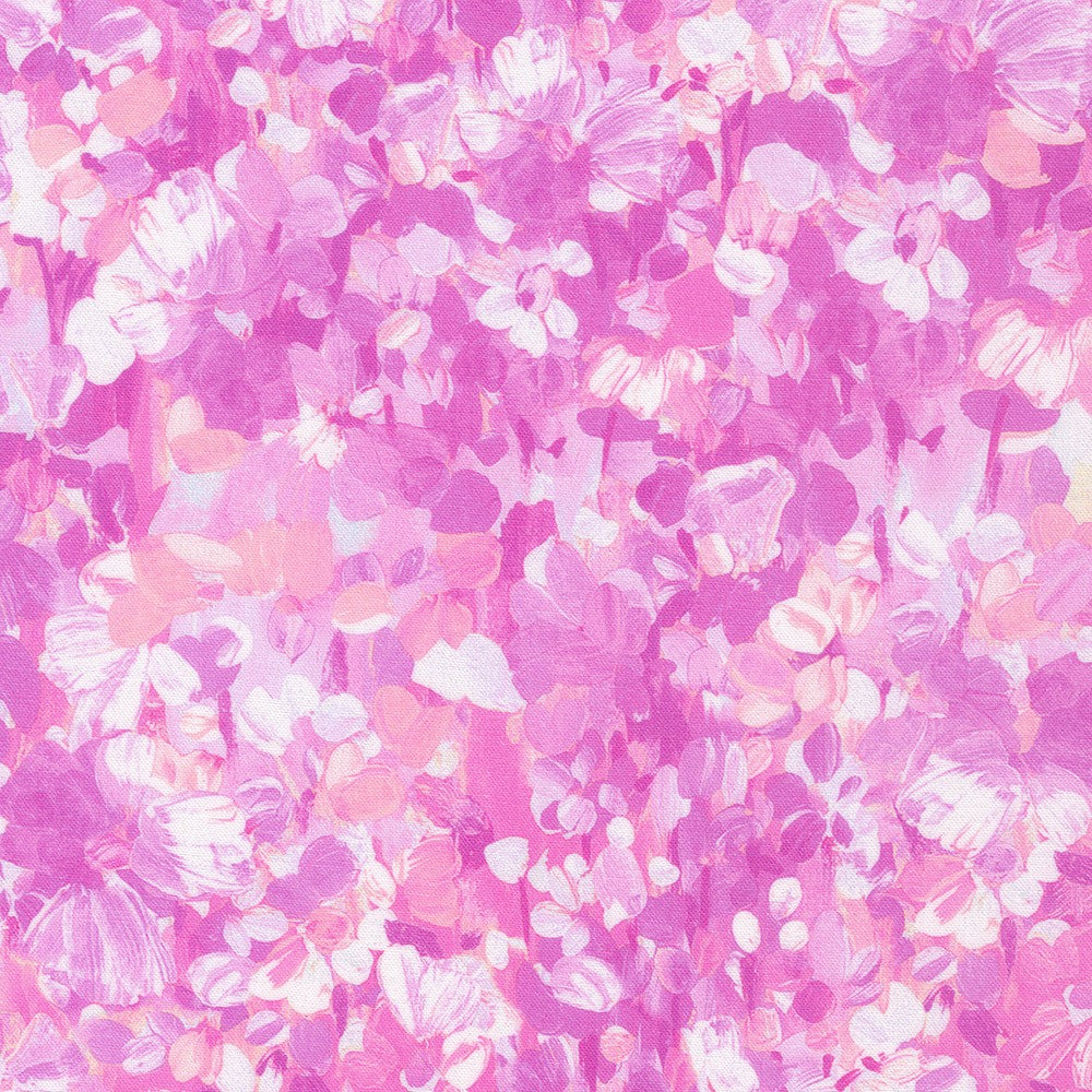 SRKD-22273-10 PINK II PAINTERLY PETALS - MEADOW