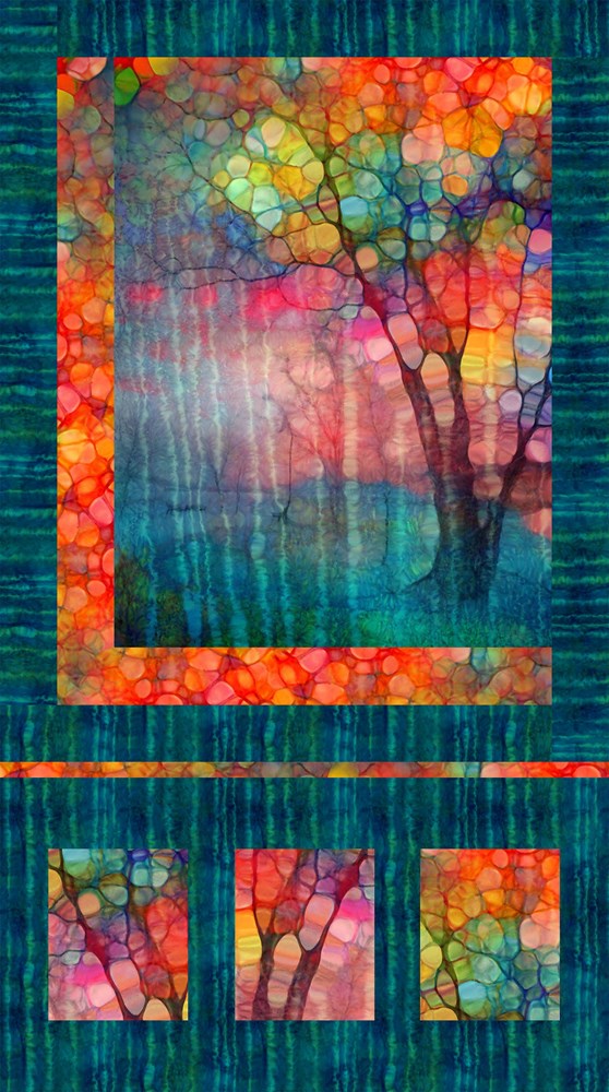 CREATION PANEL - TEAL MULTI II CREATION