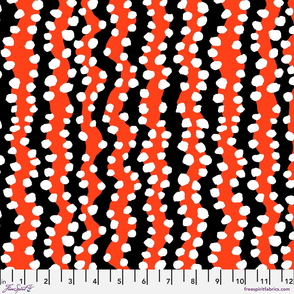 Bubble Stripe - Black II  Aug-22  II Kaffe Fassett Collective