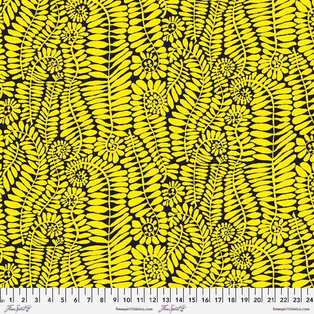 Fronds - Yellow II  Aug-22  II Kaffe Fassett Collective