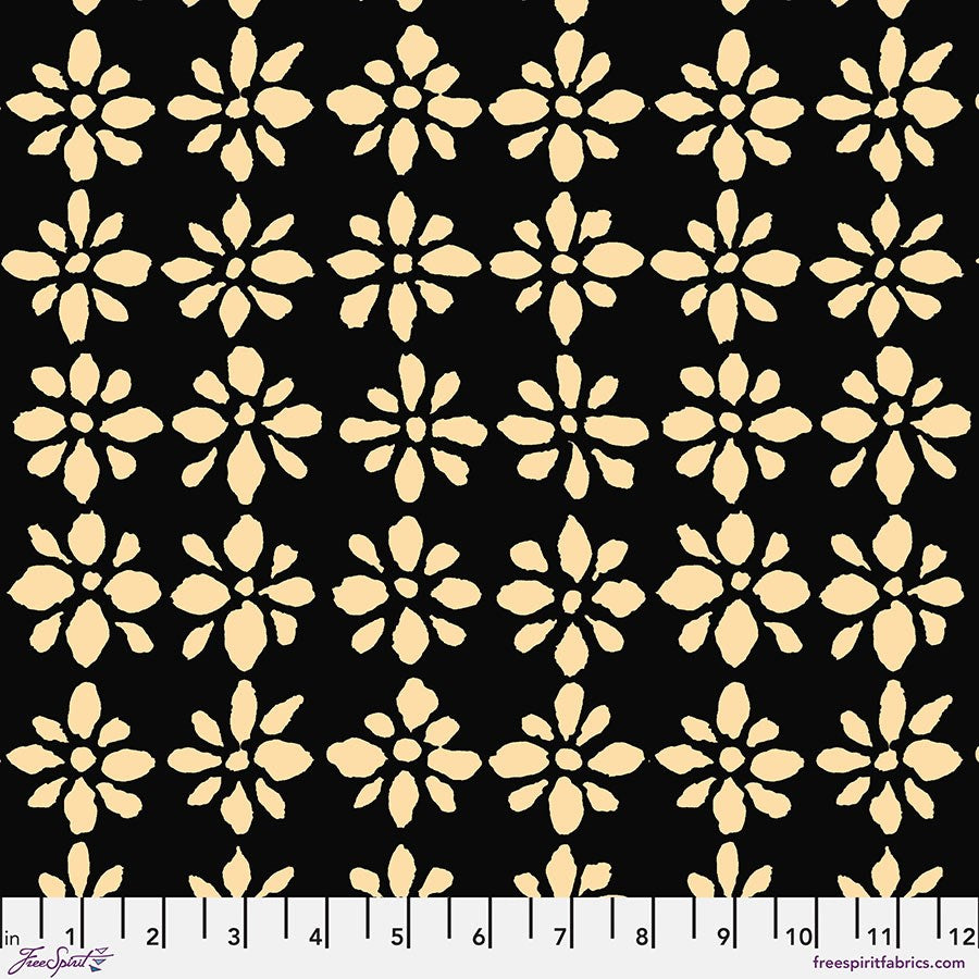 Snow Flower - Black ll August 2024 ll Kaffe Fassett Collective