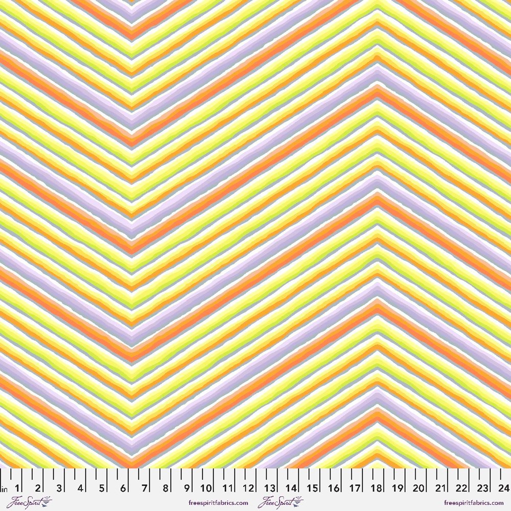 Chevron Stripe - Yellow II  85 and Fabulous  II Kaffe Fassett Collective