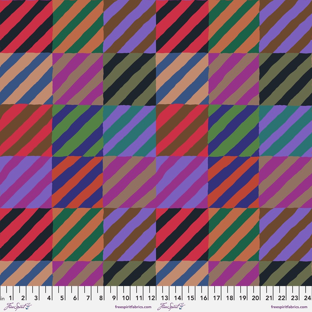 Regimental Ties - Dark II  Feb-22  II Kaffe Fassett Collective