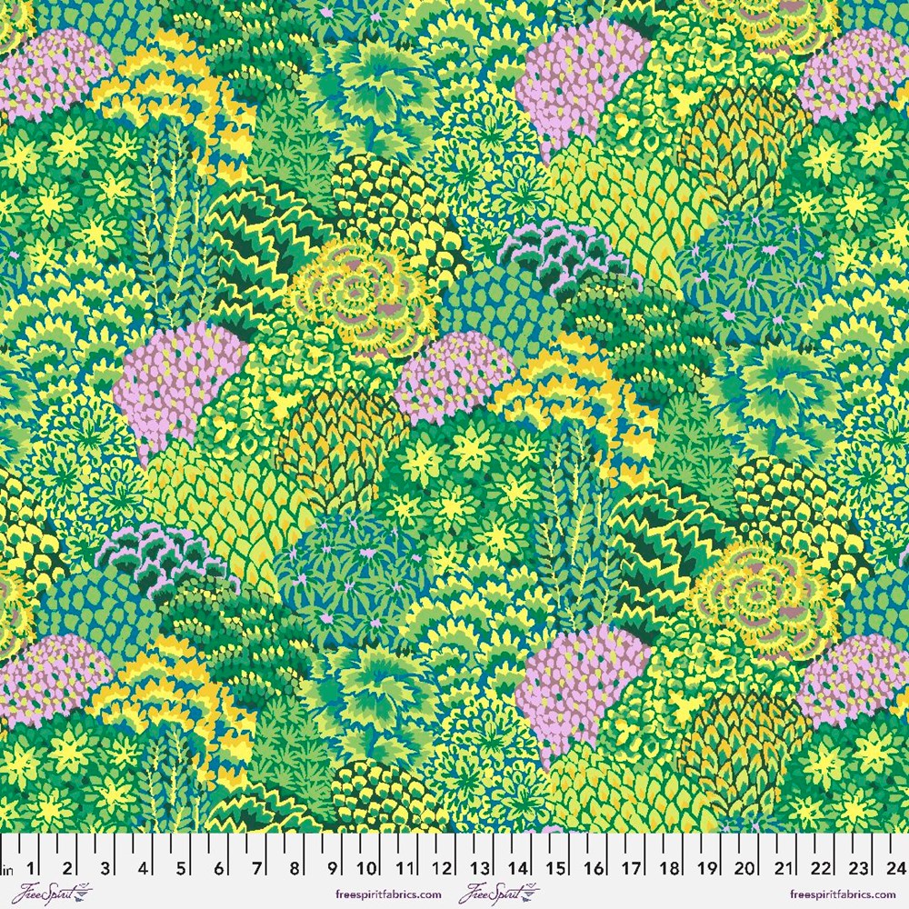 Large Oriental Trees - Green II  85 and Fabulous  II Kaffe Fassett Collective