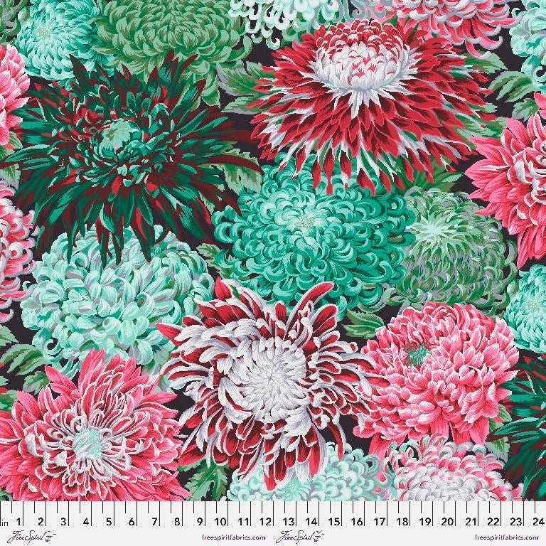 Japanese Chrysanthemum  - Blush II  Feb-22  II Kaffe Fassett Collective