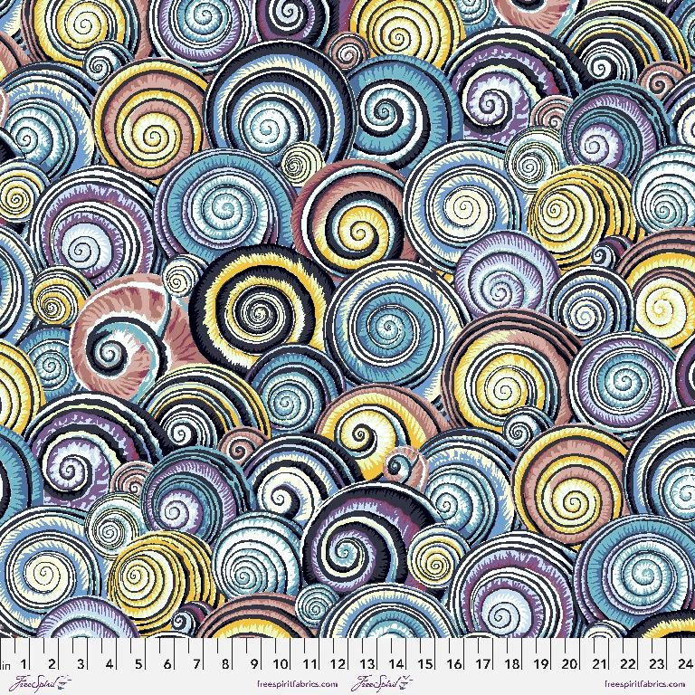 Spiral Shells - Contrast II  Feb-22  II Kaffe Fassett Collective