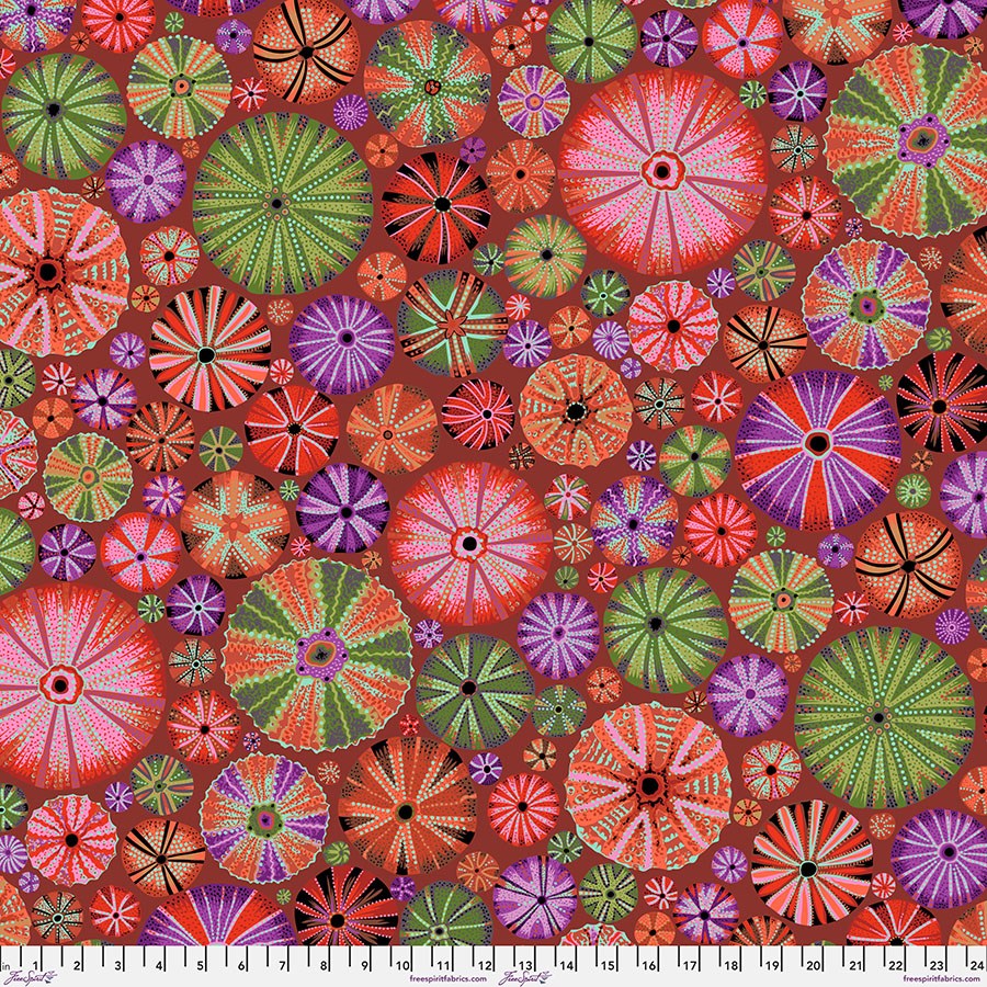 Urchin - Red ll August 2024 ll Kaffe Fassett Collective