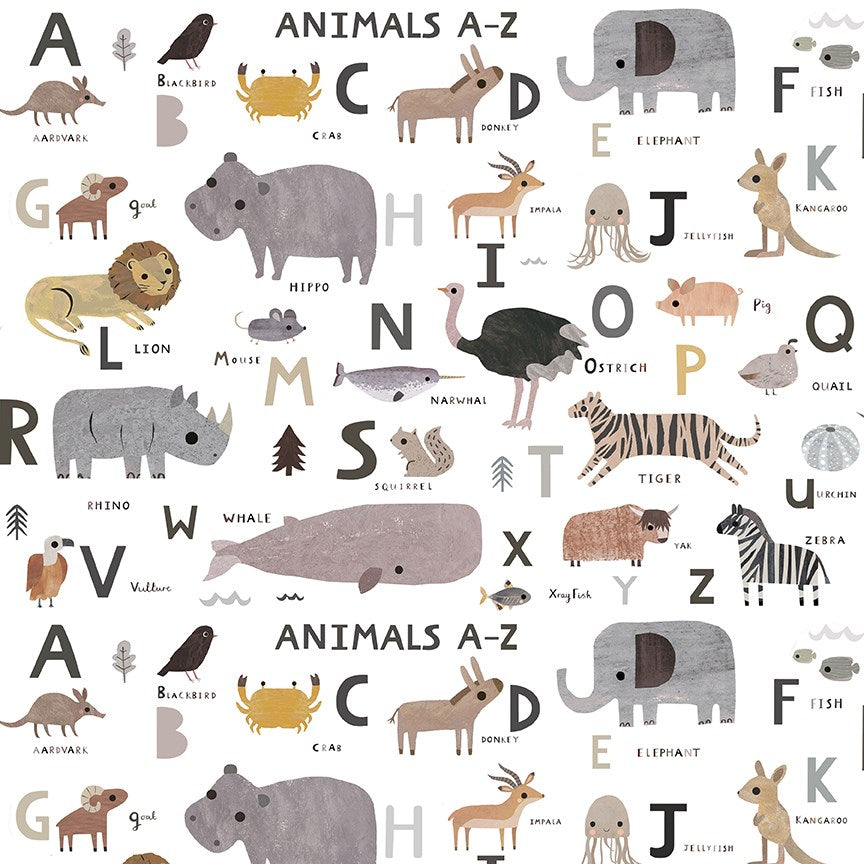 ANIMALS A-Z - WHITE II NOAH&#39;S ARK